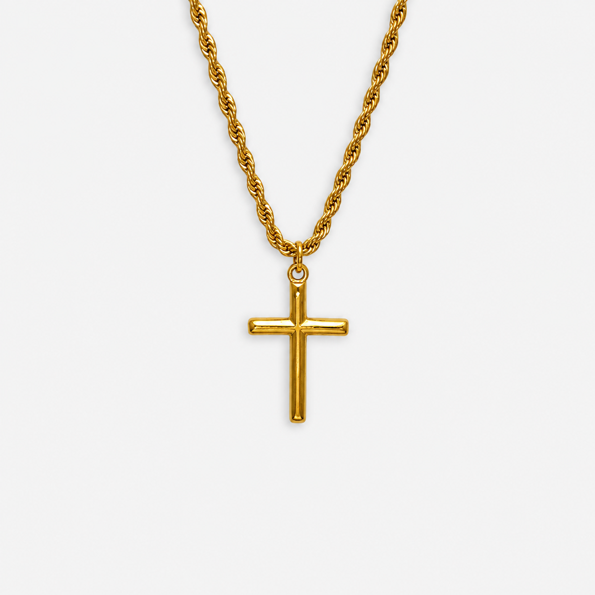 Cross & Rope Chain