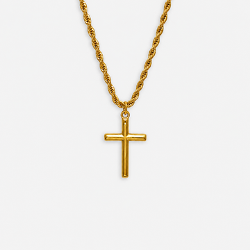 Cross & Rope Chain