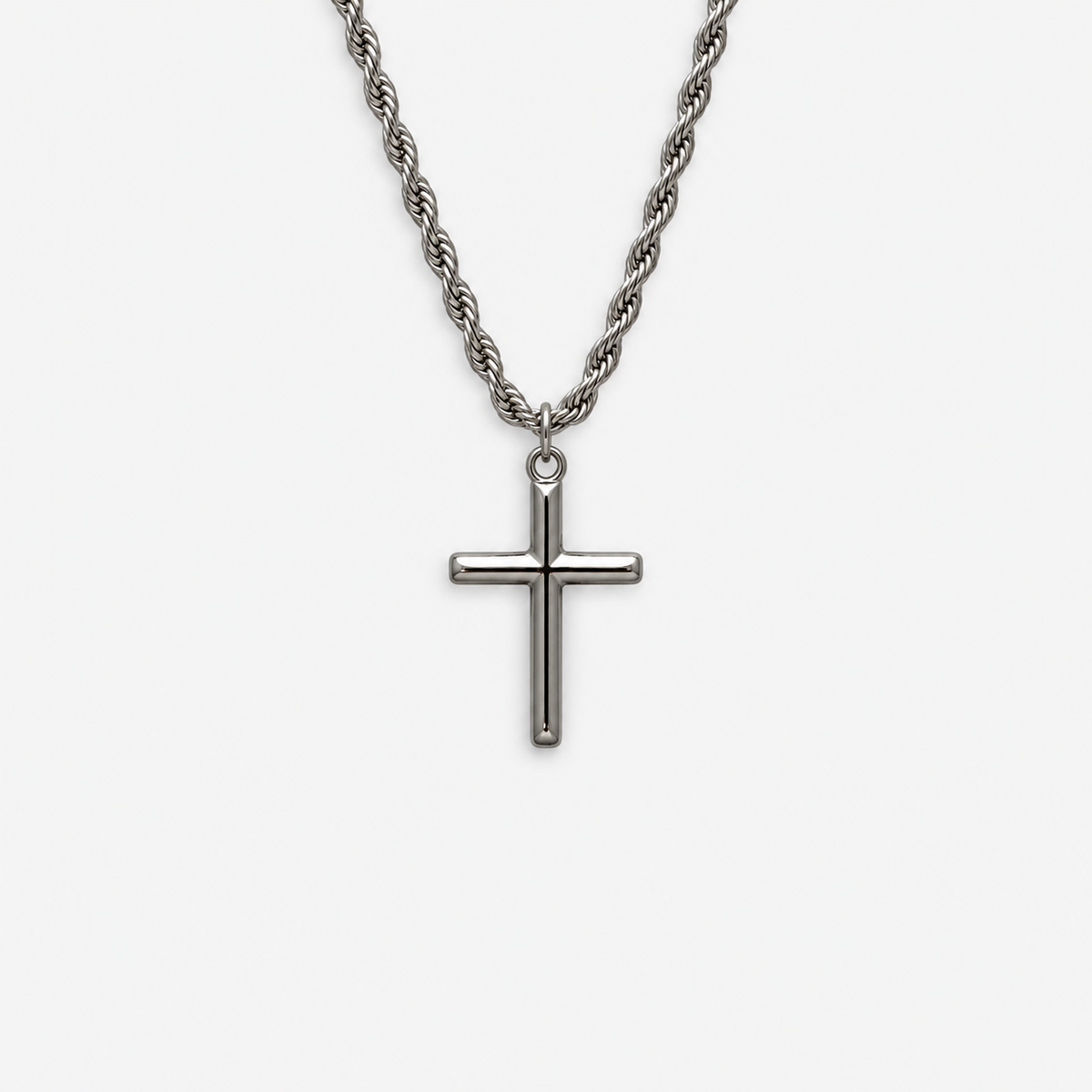 Cross & Rope Chain