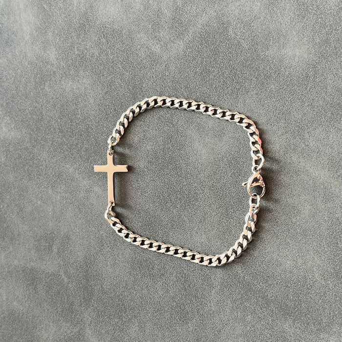 Cross & Cuban Chain