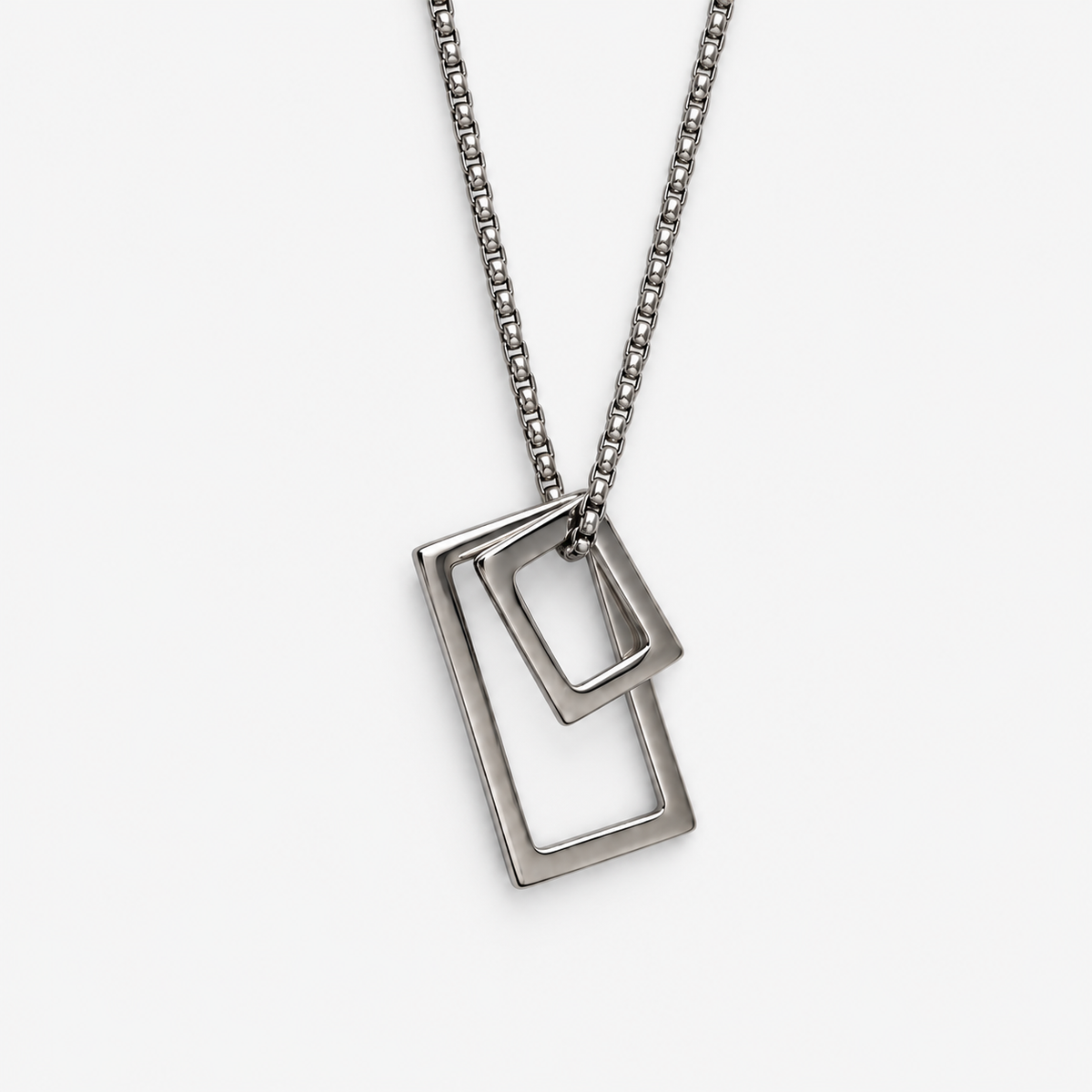 Double Rectangle & Rolo Chain