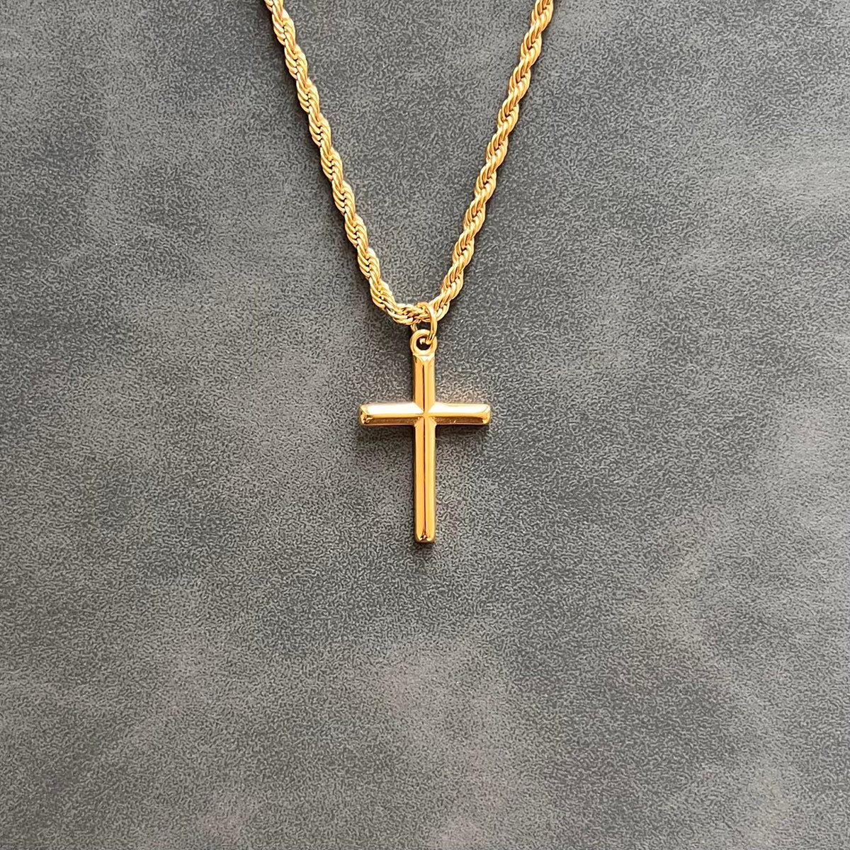 Cross & Rope Chain
